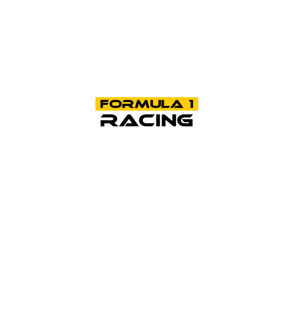FORMULA 1 RACING minta fekete pólón
