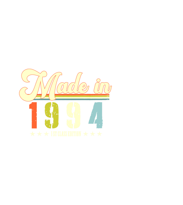 made in 1994, 1st class edition, születésnap, 1994-ben készült minta fekete pólón