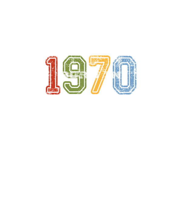 born in 1970 születésnapi felirat minta fekete pólón