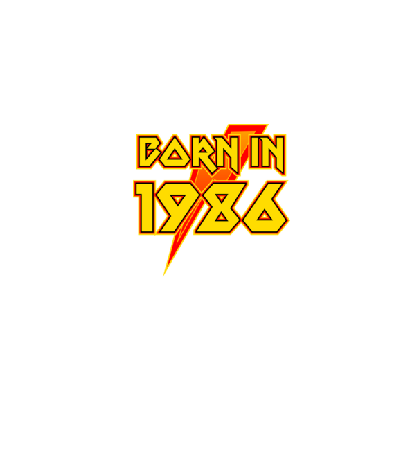 heavy metal born in 1986 minta farmerkék pólón