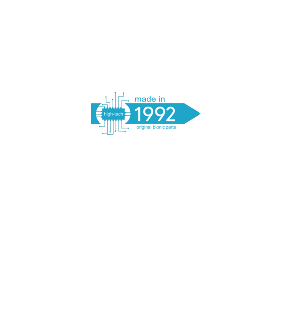 bionic parts birthday szülinap született 1992-ben minta fehér pólón