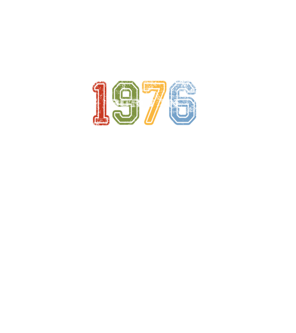 born in 1976 születésnapi felirat minta fekete pólón