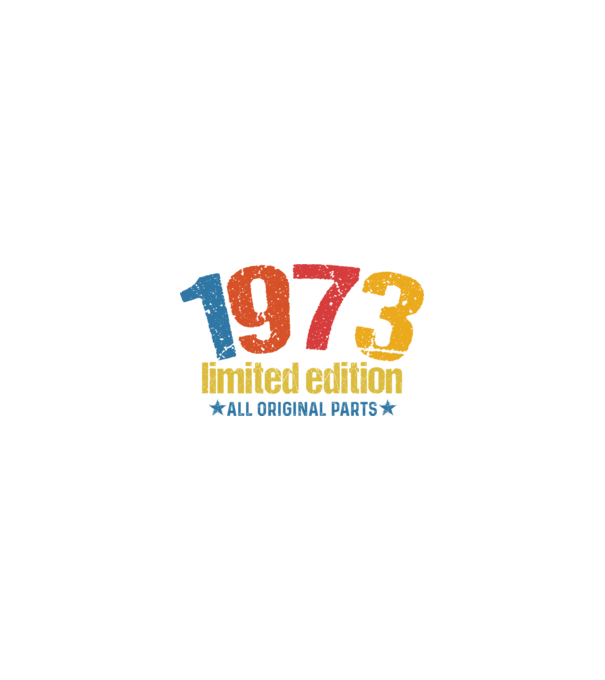 1973 limited edition ,all original parts,retro születésnapi évszám minta homokszín pólón