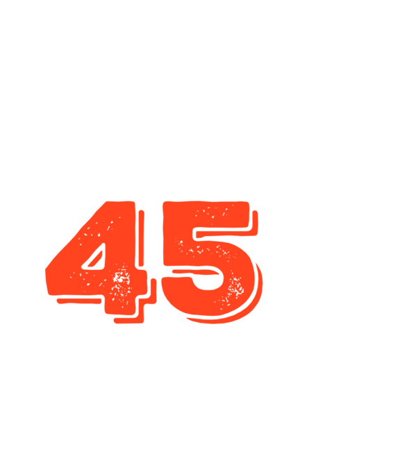 EGY QRVA SZÓT SEM, MÉG SZOKNOM KELL, 45 ÉVES SZÜLETÉSNAPRA minta fekete pólón