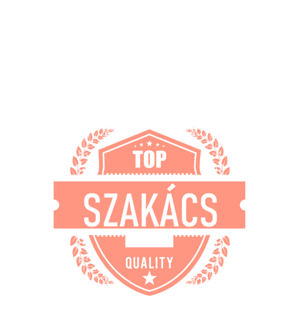 TOP QUALITY SZAKÁCS ANYUKA minta fehér pólón