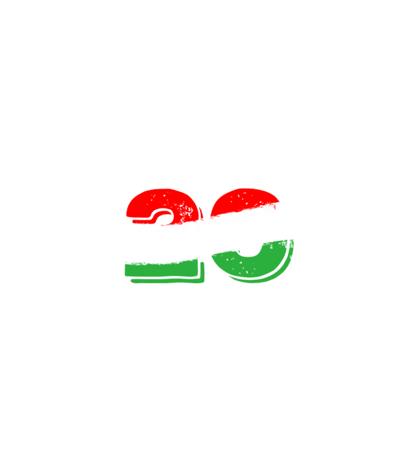 magyar trikolor, piro fehér zöld szám 20 minta homokszín pólón