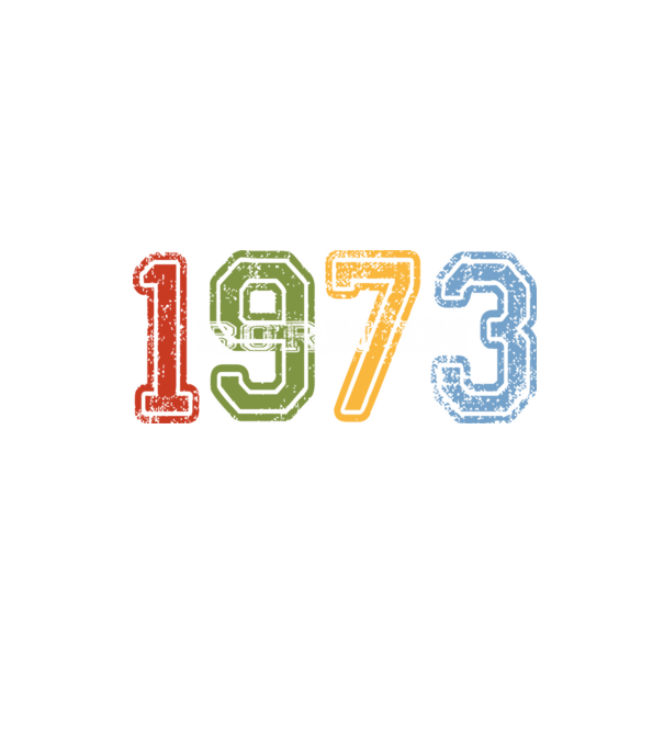 born in 1973 születésnapi felirat minta homokszín pólón