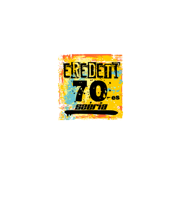 eredeti széria grunge graffiti 70-es. 70 éves minta fekete pólón