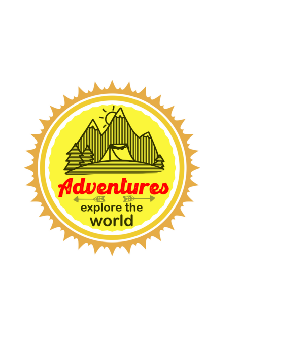 adventures explore the world minta fekete pólón