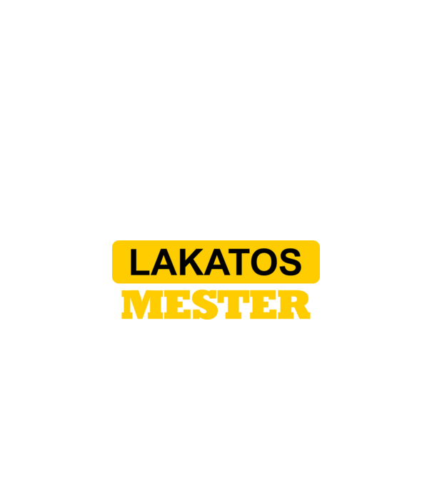 LAKATOS MESTER minta fekete pólón