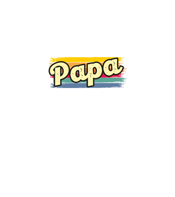 papa retro felirat minta farmerkék pólón