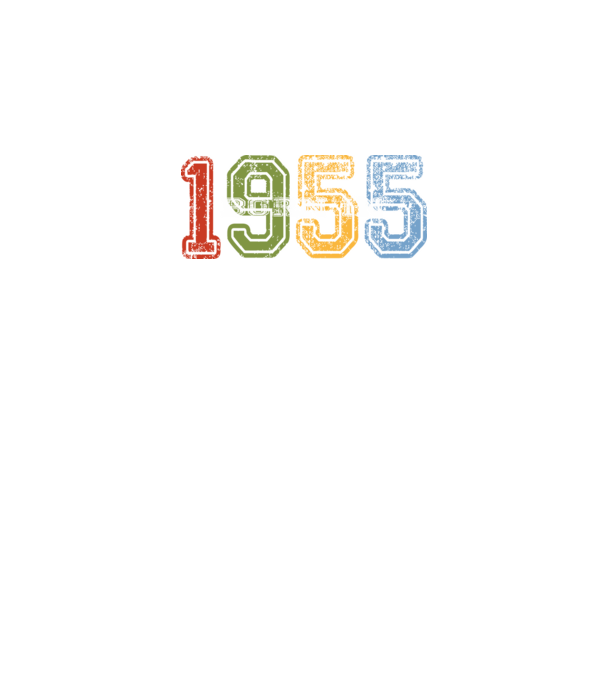 born in 1955 születésnapi felirat minta fekete pólón