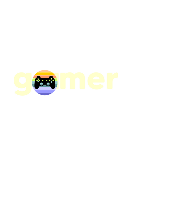 gamer felirat minta fehér pólón
