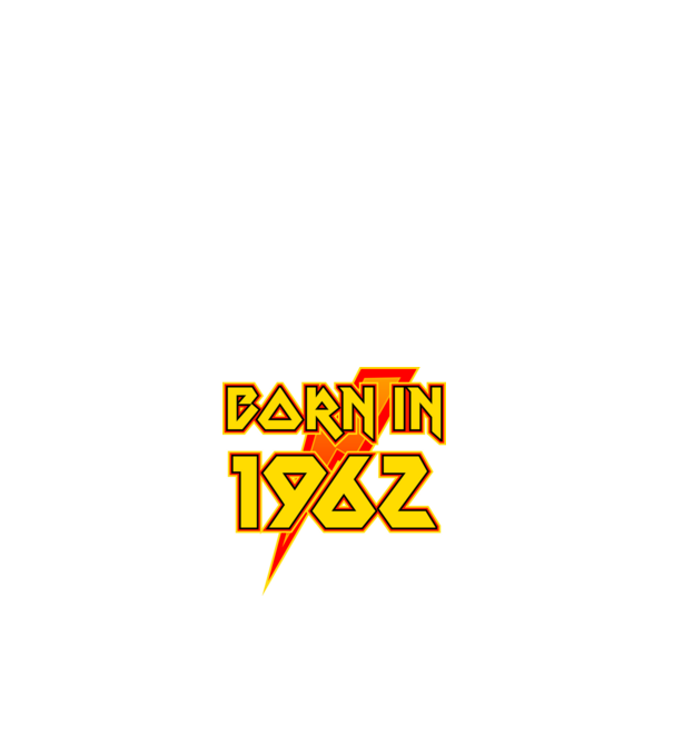 heavy metal born in 1962 minta fehér pólón
