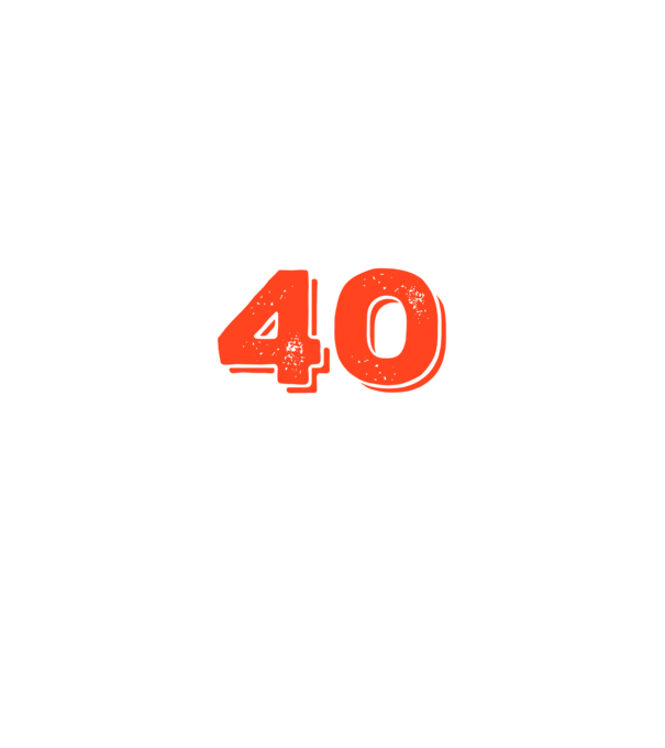 EGY QRVA SZÓT SEM, MÉG SZOKNOM KELL, 40 ÉVES SZÜLETÉSNAPRA minta fekete pólón