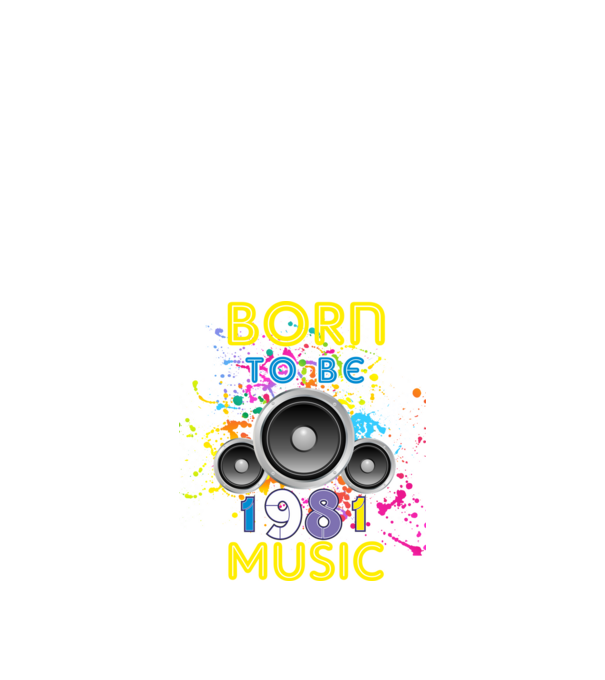 born to be music születésnapi DJ ,1981-ben született minta fekete pólón