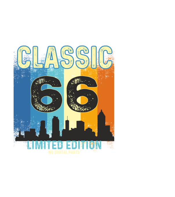 CLASSIC LIMITED EDITION NO DIGITAL PARTS 66 minta fekete pólón