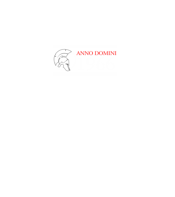 ANNO DOMINI, SZÜLETÉSNAPI ÉVSZÁM, GLADIÁTOR 1966 minta fekete pólón