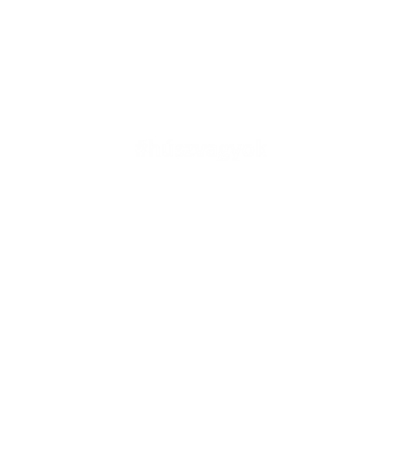 hashtag húsz vagyok 20 éves minta fekete pólón