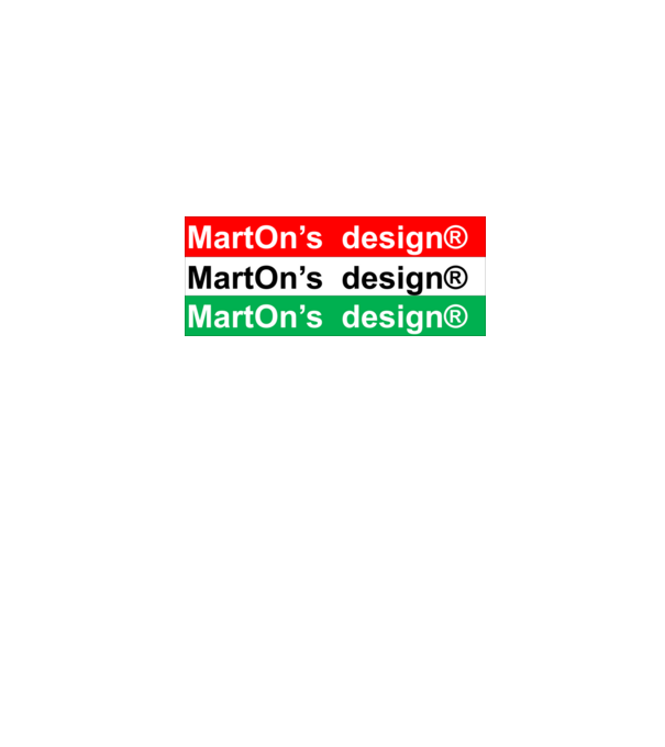 MartOn's design minta szürke pólón