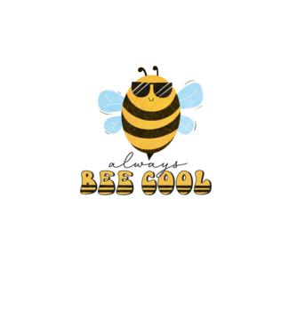 bee cool minta rózsaszín pólón