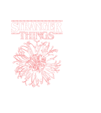 Stranger Things minta fekete pólón
