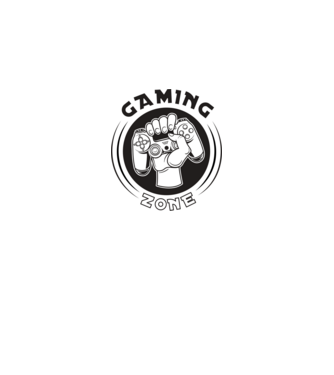 GamerZone minta fehér pólón