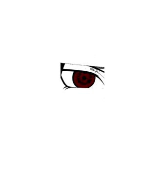 Itachi sharingan minta fehér pólón