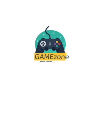 GameZone minta fehér pólón