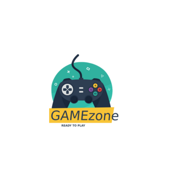 GameZone minta fehér pólón