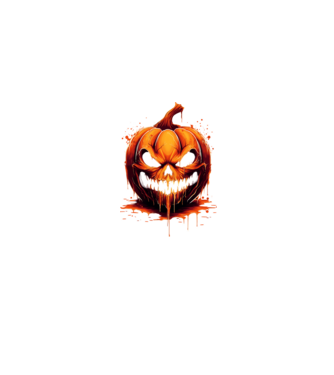 Halloween minta homokszín pólón