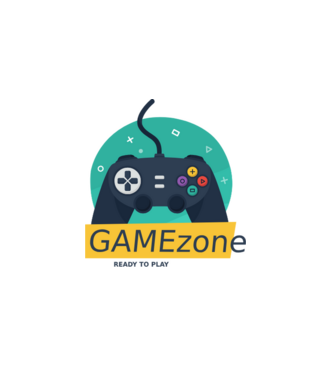 GameZone minta fehér pólón