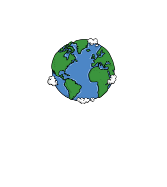 planet minta fehér pólón