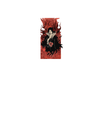 Itachi minta fekete pólón