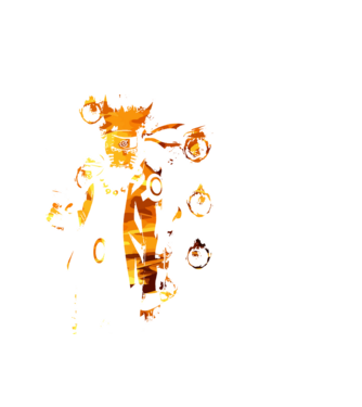 Fire_Naruto minta fehér pólón