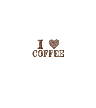 Coffee minta fehér/piros pólón