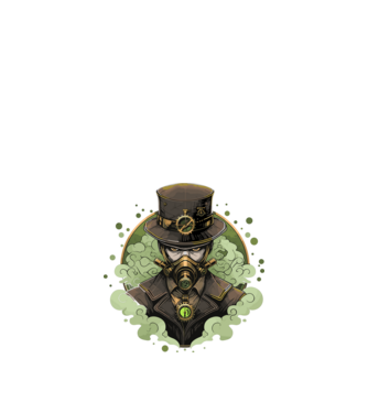 Steam_Punk minta fekete pólón