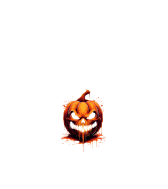 Halloween minta fehér pólón