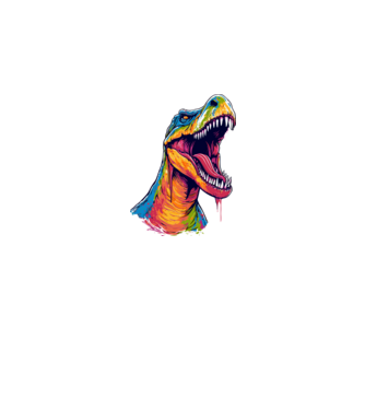 dino minta fekete pólón