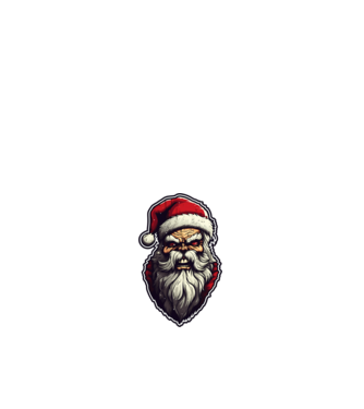 santa minta fehér pólón