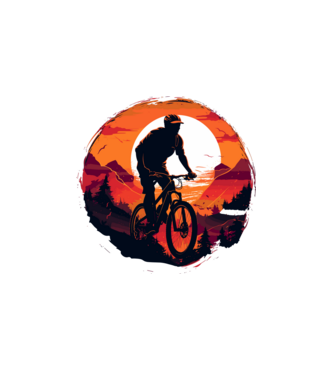 Bike minta fehér pólón