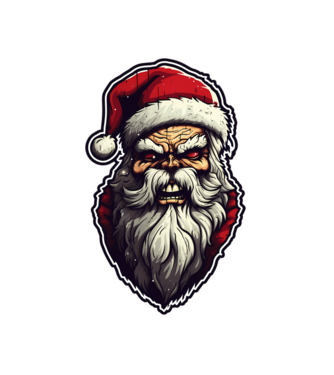 santa minta fehér pólón