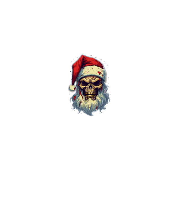 santa minta fekete pólón