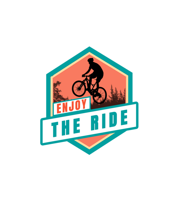 enjoy-the-ride-7143864 minta homokszín pólón
