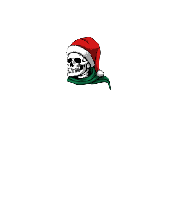 skeleton christmas minta fekete pólón