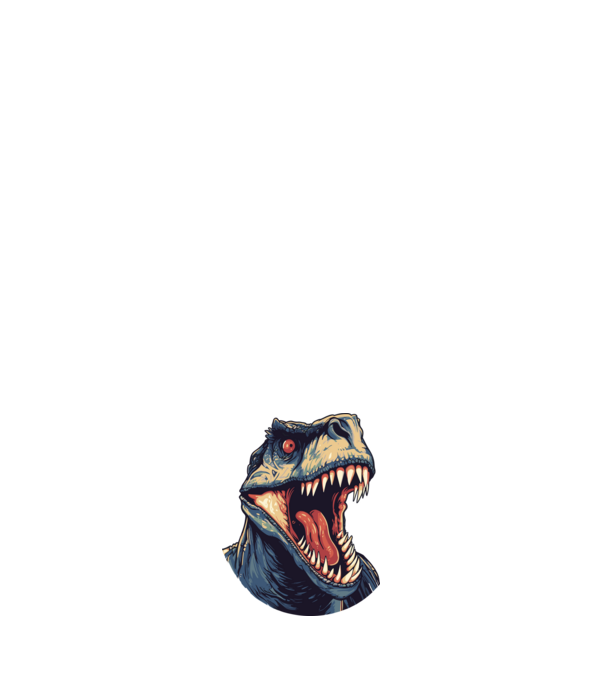 Dino minta fehér pólón