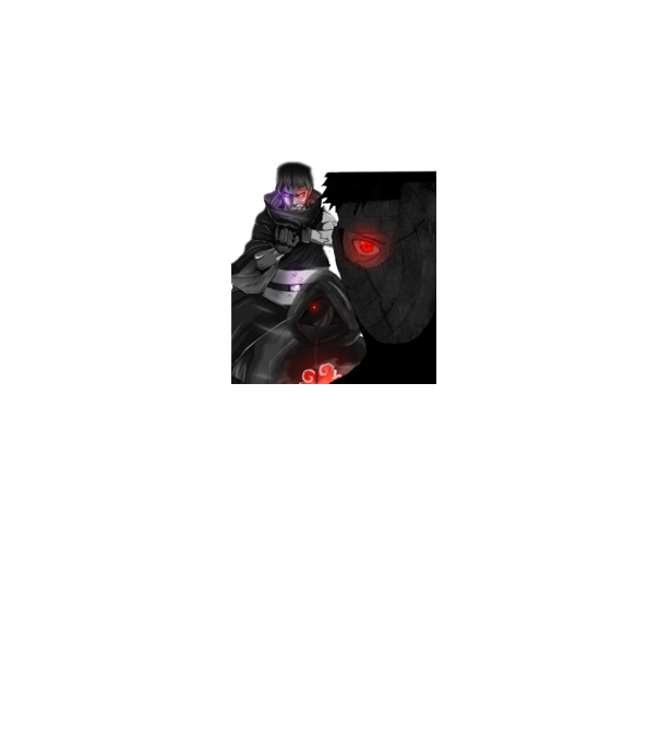 Uchiha obito minta sötétkék pólón