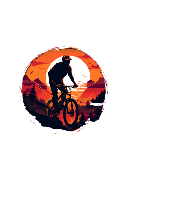 Bike minta fehér pólón