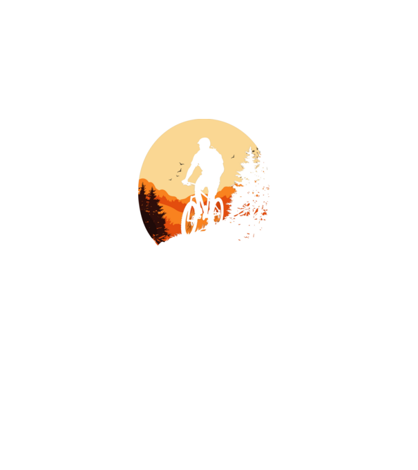 Bike minta fekete pólón
