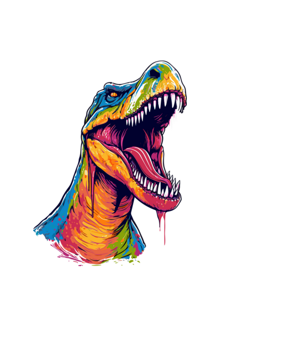 dino minta fekete pólón